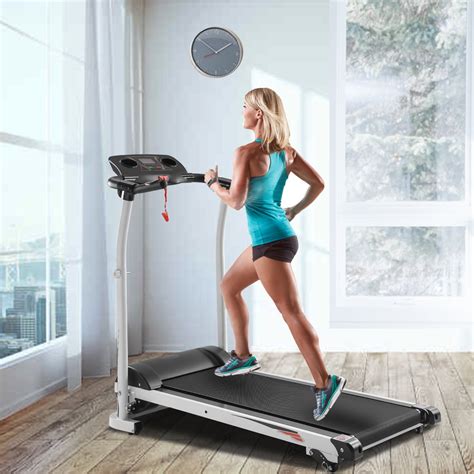 merax 1200w electric treadmill folding motorized running machine